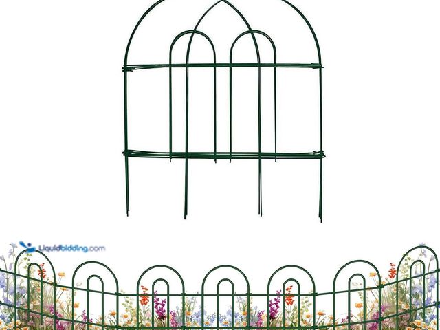 Lot 49-5538773 - Oyezvary
Decorative Garden Folding Border Fence 18 in. Metal Wire Edging Flower Panel Outdoor Patio...