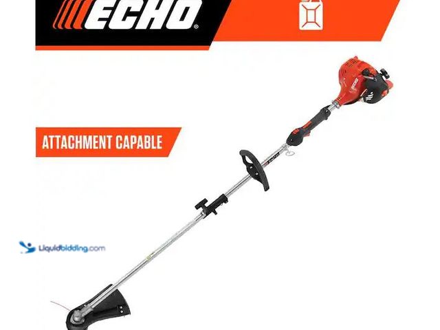 Lot 49-5551643 - ECHO
21.2 cc Gas 2-Stroke Attachment Capable Straight Shaft String Trimmer with 17 in. Swath and Sp...