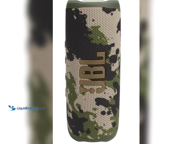 Lot 49-2020682 - JBL Flip 6 - Portable Waterproof Speaker - Camo. Model # B09RQ47HC8. MSRP: $129.95. Unused, has char...