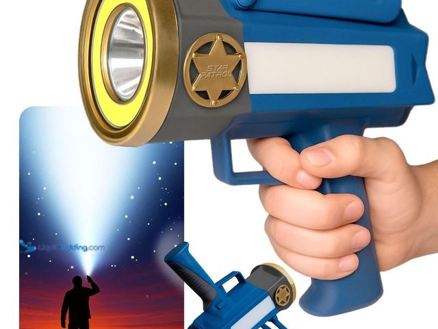 Lot 49-1570207 - Star Patrol Mega-Bright Rechargeable Spotlight, AS SEEN ON TV, Tactical & Emergency Flashlight, 10 M...