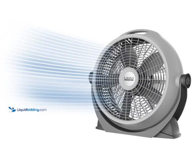 Lot 49-1625800 - Lasko WindMachine 20" Large Floor Fan with Pivoting Head for Whole Room Cooling, Portable Indoor 3-S...