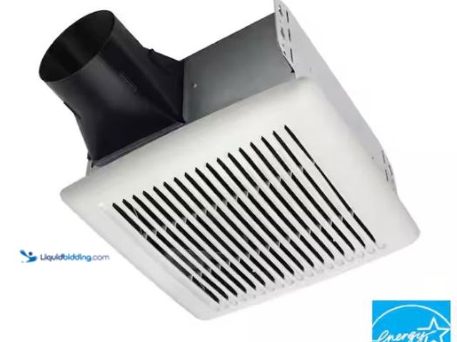 Lot 49-1549448 - Broan-NuTone Flex Series 80-110 Selectable CFM, Room Side Installation, Bathroom Ceiling Exhaust Fan...