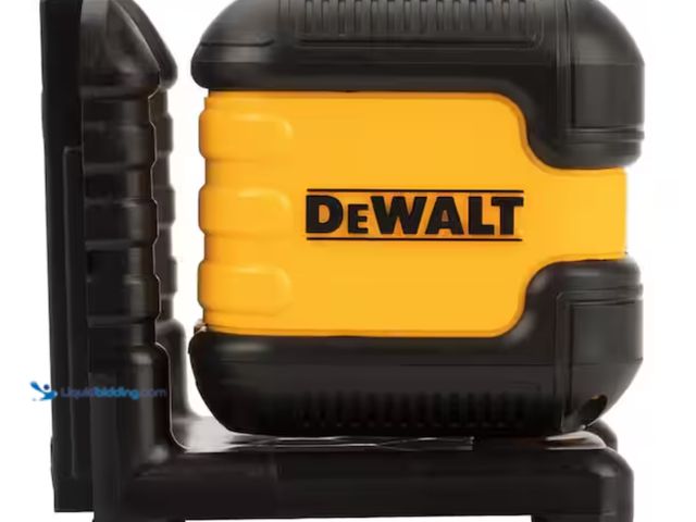 Lot 49-2000311 - DEWALT 40 ft. Red Self-Leveling Cross Line Laser Level with (2) AA Batteries & Case, Model # DW08802...