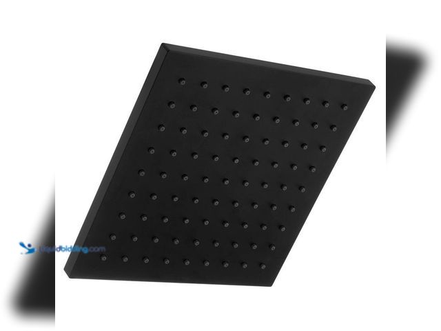 Lot 49-5413143 - Glacier Bay
Modern 1-Spray Pattern 8.8 in. Single Wall Mount Fixed Shower Head in Matte Black Unuse...