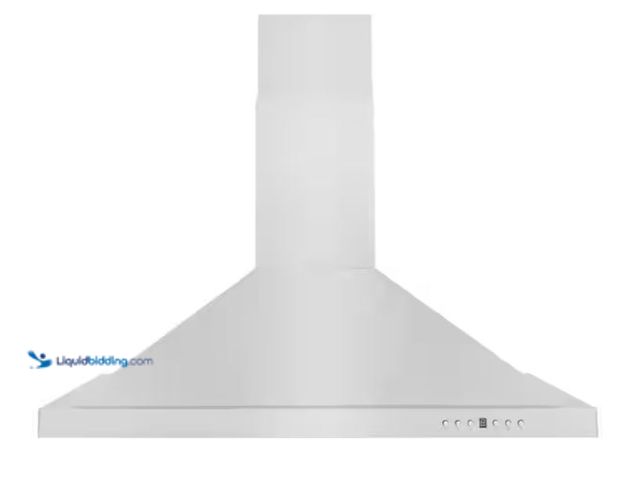 Lot 49-2006608 - ZLINE Kitchen and Bath 30 in. 400 CFM Convertible Vent Wall Mount Range Hood with LED Lighting - Sta...