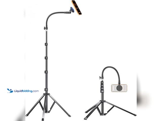 Lot 49-5549960 - elitehood Magnetic Magsafe Phone Tripod Stand, Overhead Tripod for iPhone | Heavy Duty Aluminum Trip...