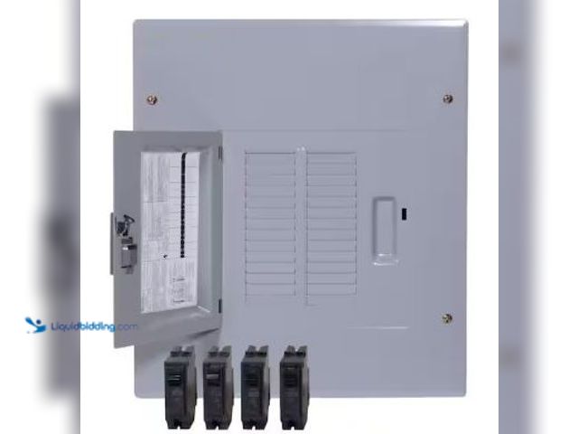 Lot 49-5436198 - GE PowerMark Plus 125 Amp 14-Space 24-Circuit Indoor Main Lug Value Kit Includes Select Circuit Brea...