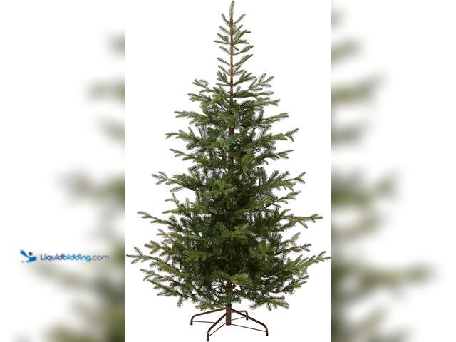 Lot 49-1548191 - National Tree Company 'Feel Real' Artificial Christmas Tree - Norwegian Spruce Tree - 7.5 ft Model #...