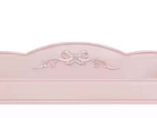 Lot 49-3464197 - Evolur Aurora Blush Pink Changing Tray Full Assembly I Lasting Quality I Intricate Ribbon Bow Scroll...
