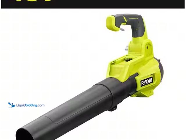 Lot 49-1568707 - RYOBI 40V 120 MPH 450 CFM Cordless Battery Variable-Speed Jet-Fan Leaf Blower (Tool-Only) Model # RY...