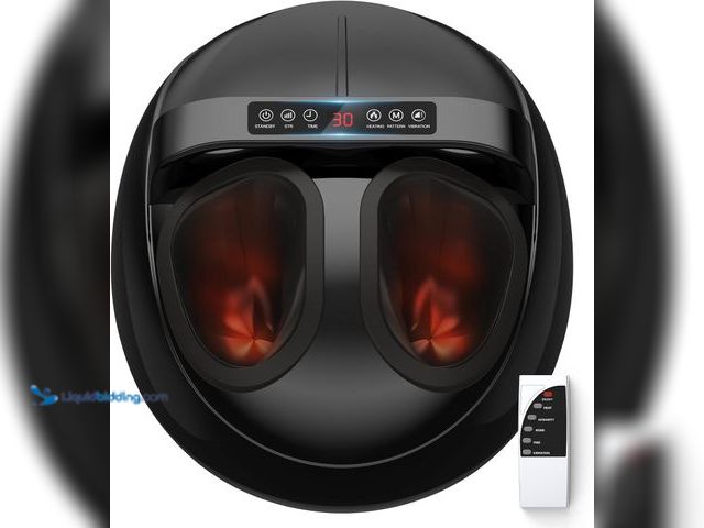 Lot 49-5487431 - Foot Massager with Heat [2026 Upgraded], Shiatsu Foot Massager for Plantar Fasciitis, Kneading & Rol...