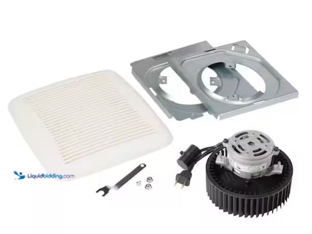 Lot 49-3611935 - Broan-NuTone QuicKit 60 CFM 3.0 Sones Bathroom Replacement Motor and Grille/Cover, Model # BKR60, Un...