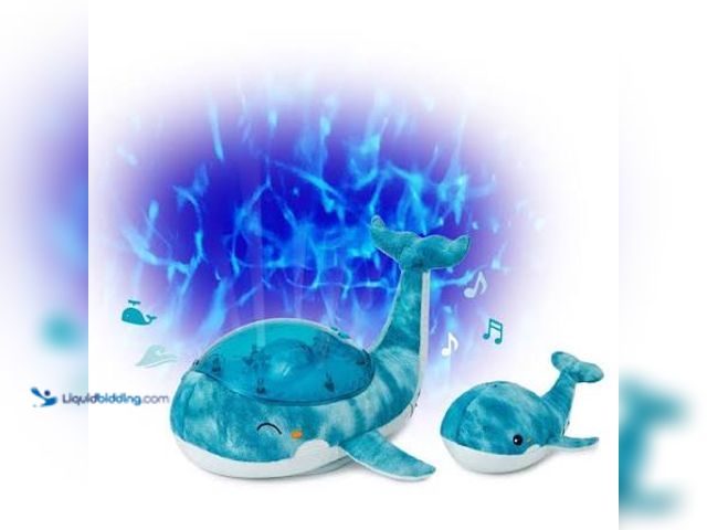 Lot 49-5581834 - Cloud B Ocean Projector Nightlight with White Noise Soothing Sounds | Adjustable Settings and Auto-S...