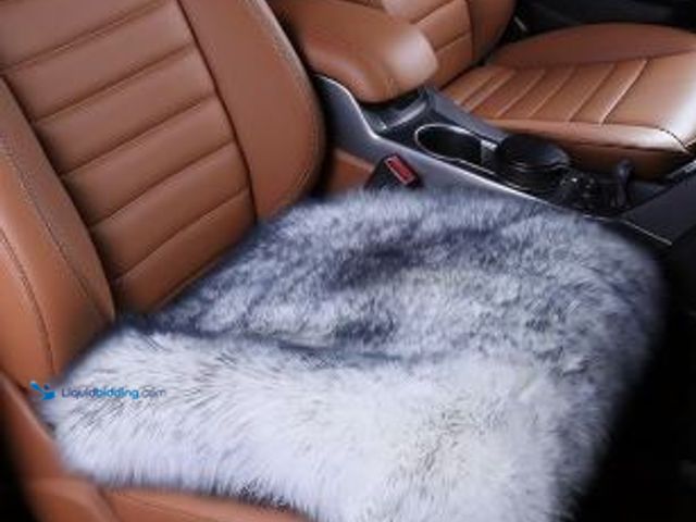 Lot 49-5436167 - Gracefur Genuine Sheepskin Car Seat Cushion - Long Wool Front Seat Covers Pads, Universal Fit SUV/Tr...