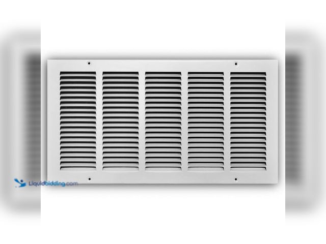 Lot 49-2024045 - Lot of (2)- Everbilt 20 in. x 10 in. Steel Return Air Grille in White. Model # E17020X10. MSRP $40. ...