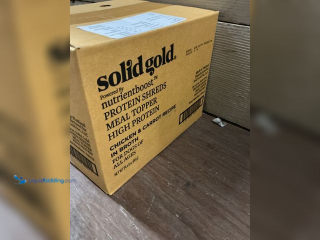 Lot 49-5487249 - Solid Gold Protein Shreds Meal Topper 12packs 3oz New