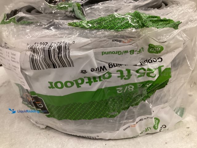 Lot 49-5561058 - 8/2 Underground Feeder Wire With Ground Cable, 125 Ft., Unused