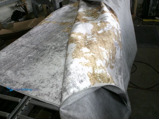 Lot 49-3464360 - 9X12', Indoor Abstract Area Rug, Multi Color, White, Grey, Goldish Brown, Unused   Ref#4G-0801