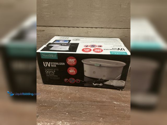 Lot 49-5484620 - NuvoMed Sterilizing Box, White (UVB60892) New