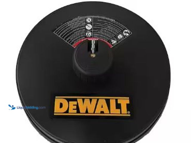 Lot 49-1517080 - DEWALT
Universal 18 in. Surface Cleaner for Cold Water Pressure Washers Rated up to 3700 PSI, Model...
