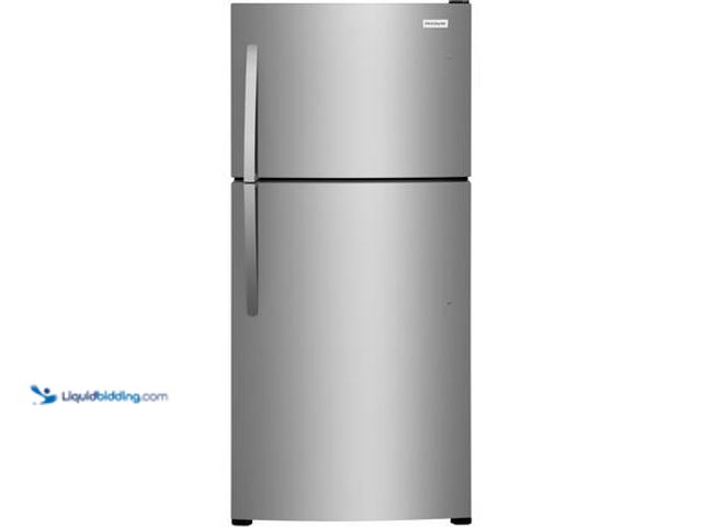 Lot 49-5581451 - Frigidaire 30 in. 20 cu. ft. Garage Ready Freestanding Top Freezer Refrigerator in Stainless Steel, ...