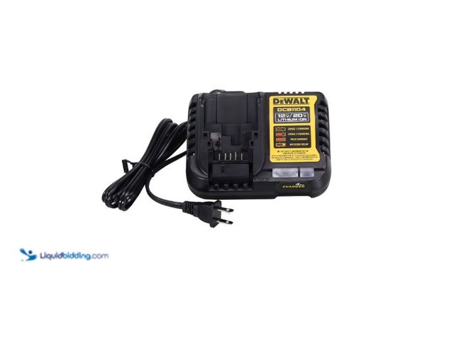 Lot 49-5574166 - DeWalt DCB1104 12V/20V 4 Amp Battery Charger. Unused and powers on