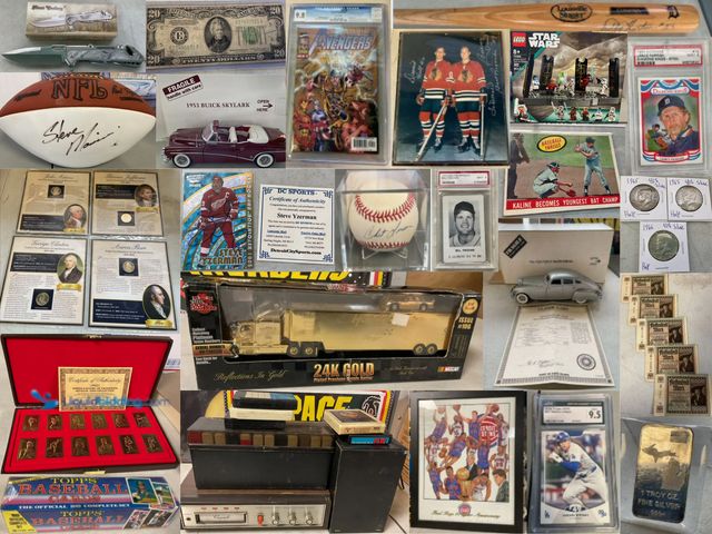 FLINT: Coin, Sports Memorabilia, Toys & Collectables Auction!