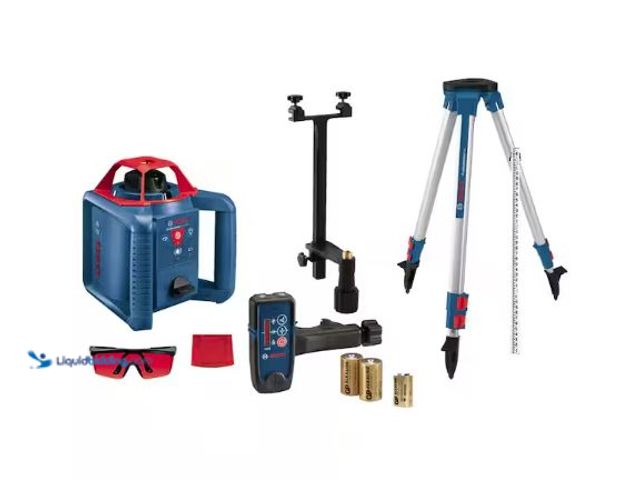Lot 49-3550096 - Bosch
800 ft. Rotary Laser Level Complete Kit Self Leveling with Hard Carrying Case Internet # 3087...
