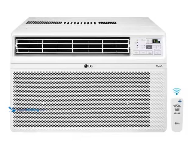 Lot 49-3611704 - LG 12,000 BTU 115-Volt Window Air Conditioner Unit Cools 550 sq. ft. with Wi-Fi, Remote, Dehumidifie...
