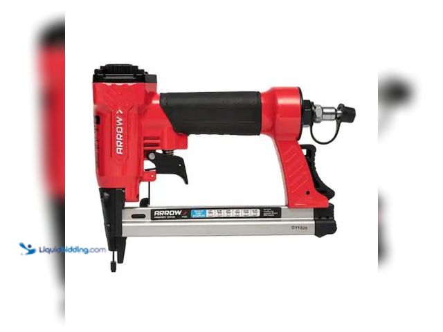 Lot 49-2000867 - Arrow PT50 Pneumatic Staple Gun, Model # PT50, Unused, Has attachments.   Ref#HD0629
