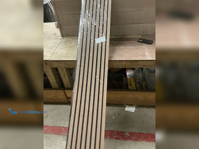 Lot 49-5445985 - Wood Slat Wall Panels 1 Pack Acoustic Wooden Panel for Wall, Soundproof 3D Fluted Panels for Interio...