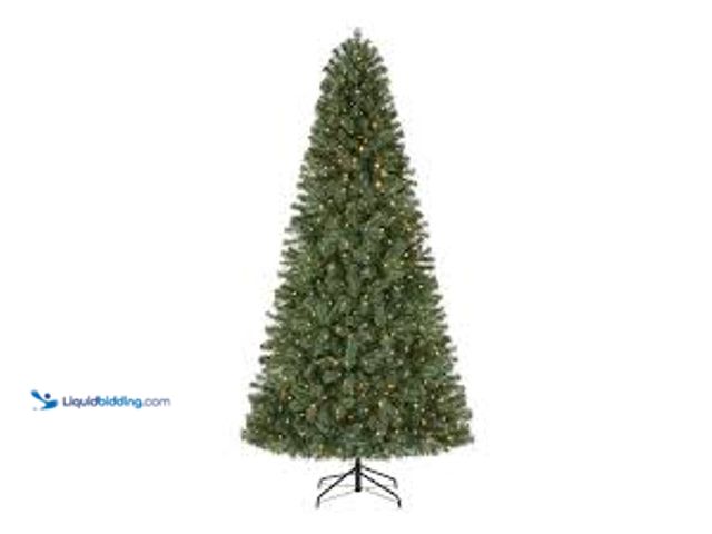 Lot 49-5461450 - Home Accents Holiday 6.5 ft. Festive Pine LED Pre-Lit Artificial Christmas Tree T9. Model # 22HD3000...