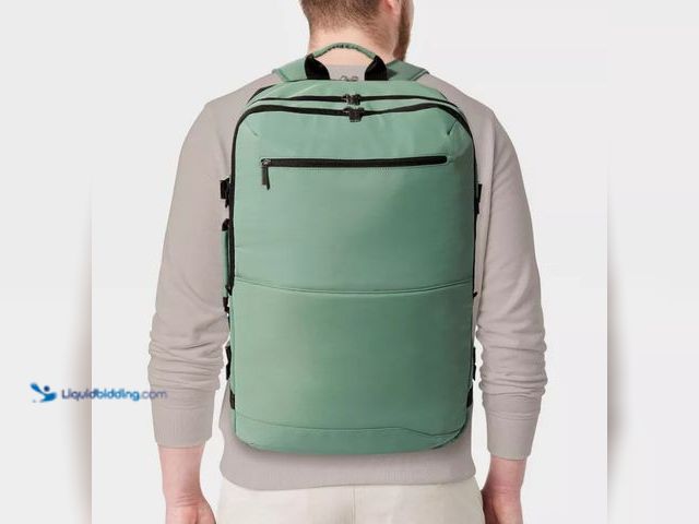 Lot 49-5538730 - 45L Travel 22.25" Backpack Dark Ivy - Open Story™: Water-Resistant, Fits 17" Laptop Unused