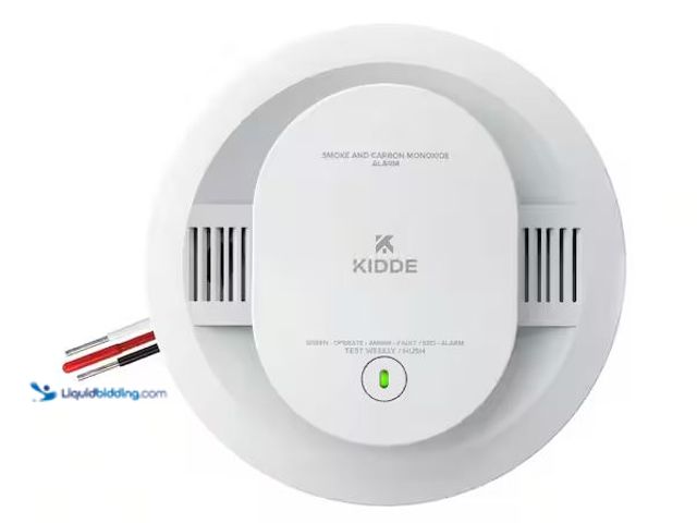 Lot 49-5573419 - Kidde
Hardwired Smoke and Carbon Monoxide Detector with AA Backup Battery and Interconnect Capabili...