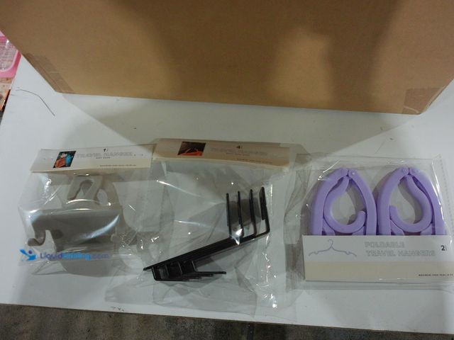 Lot 49-2001432 - Lot of approx. (36) Assorted Travel Hanger and Vehicle Storage Hooks, No model number, Unused.   Ref...
