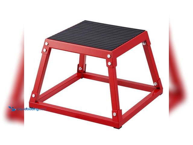 Lot 49-2021751 - SKYSHALO Plyometric Jump Box, 12 in. Plyo Box, Steel Plyometric Platform and Jumping Agility Box, An...