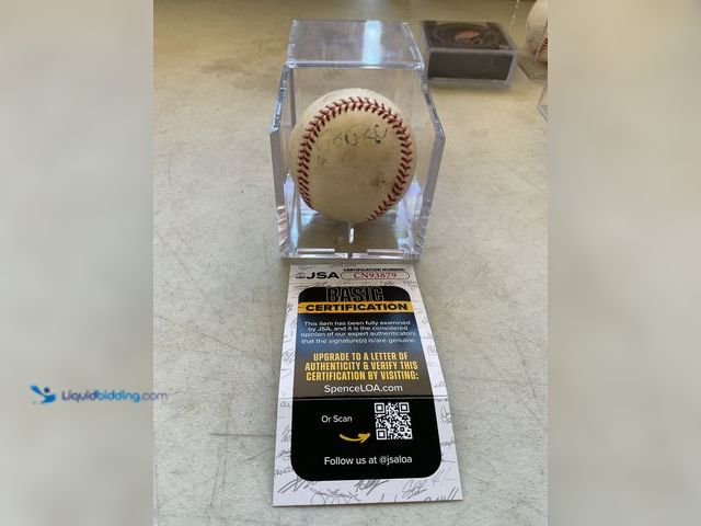 Lot 49-1977826 - Other DETROIT TIGERS LEGEND RICK PORCELLO AUTOGRAPHED BASEBALL WITH JSA COA #COINS0723