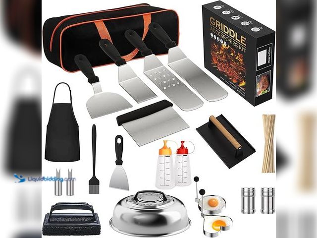 Lot 49-3600270 - 120 Pcs Griddle Accessories Kit for Blackstone - Perfect Flat Top Grill Accessories for Outdoor, Pro...