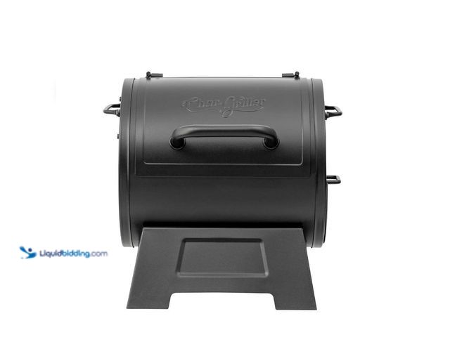 Lot 49-5433561 - Char-Griller
Portable Charcoal Grill or Side Fire Box with Adjustable Air Vents, Heavy Duty - Black...