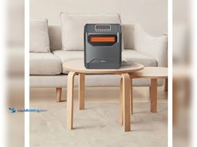 Lot 49-3540279 - WeWarm Electric 6 Element Infrared Space Heater Black Plastic. Model # HT1013US. Used, NO remote