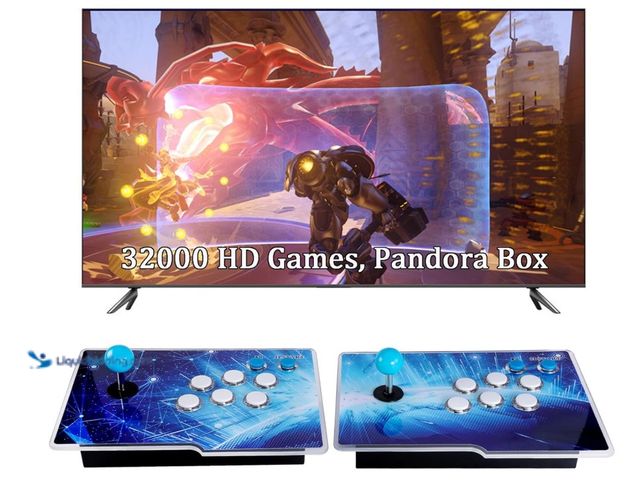 Lot 49-3431888 - 32000 Games 3D Pandora Box Arcade Game Console, Retro Video Game Machine for TV, 1280x720 HD Output,...