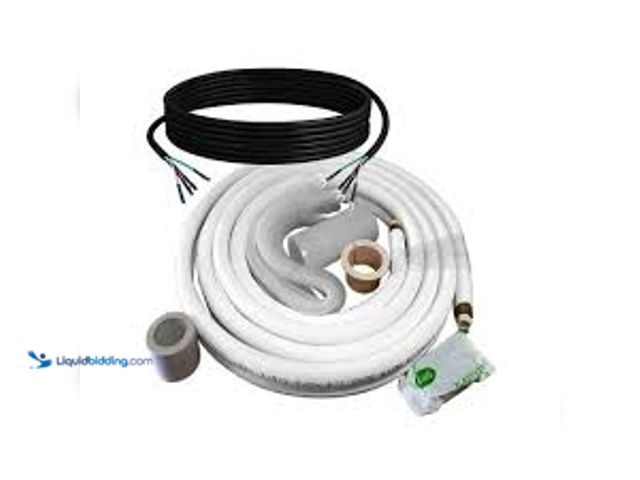 Lot 49-5414694 - Pioneer Copper Piping Kit for Mini Split Installation 1/4 in. - 1/2 in., 16 ft. Model # PKW-1/4-1/2-...