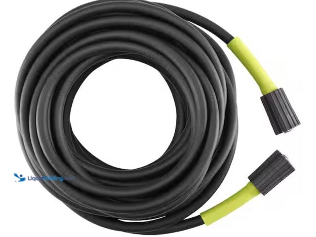Lot 49-2005720 - RYOBI 1/4 in. x 50 ft. 3600 PSI Flexible Pressure Washer Hose, Model # RY31HPH02, Used, Scuffs & scr...