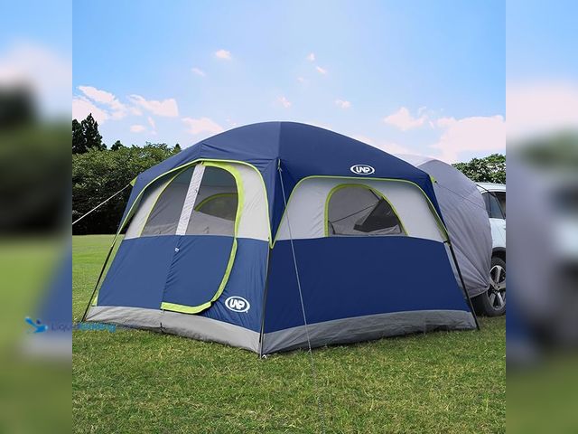 Lot 49-3433489 - UNP SUV Tent for Camping, 6-Person SUV Tailgate Tent - Easy Set Up with Rainfly, 10'x9'x78in (H), Da...