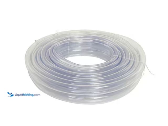 Lot 49-3614853 - APPROX. (50) ft of  Everbilt 1-1/4 in. O.D. x 1 in. I.D. PVC Clear Vinyl Tube, Model # HKP001-PVC015...
