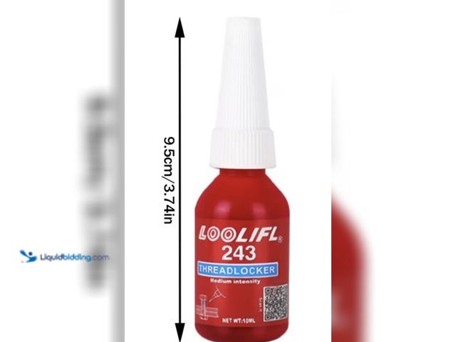 Lot 49-1975723 - New 4 thread locker blue Pack Heavy-Duty Anaerobic Pipe Thread Sealant Compatible for Metal Pipe Thr...