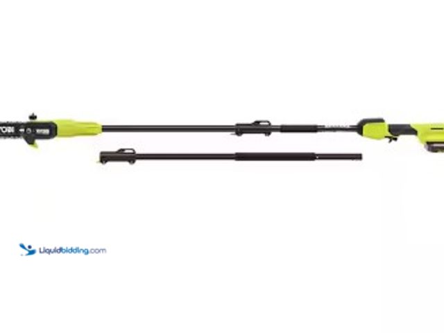 Lot 49-2004503 - RYOBI 40V HP Brushless 10 in. Cordless Battery Pole Saw with 2.0 Ah Battery and Charger, Model # RY4...