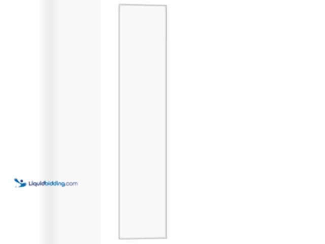 Lot 49-5489023 - QTY 6 - Hampton Bay Hampton/Shaker 6 in. W x 36 in. H x 0.75 in. D Wall Filler in Satin White. Used.