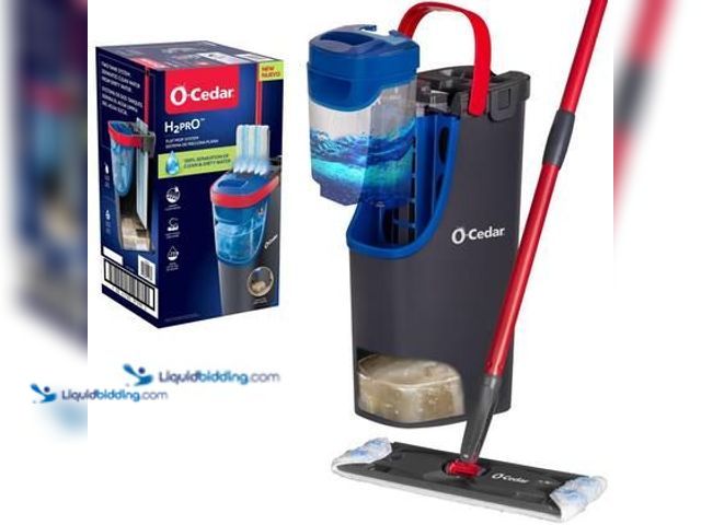 Lot 49-5575095 - O-Cedar H2prO Microfiber Flat Mop System Model # 175765 NEW