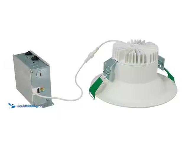 Lot 49-3527961 - HALO
LCR8 8 in. Soft White Selectable CCT Integrated LED Recessed Light with Round Surface Mount Wh...